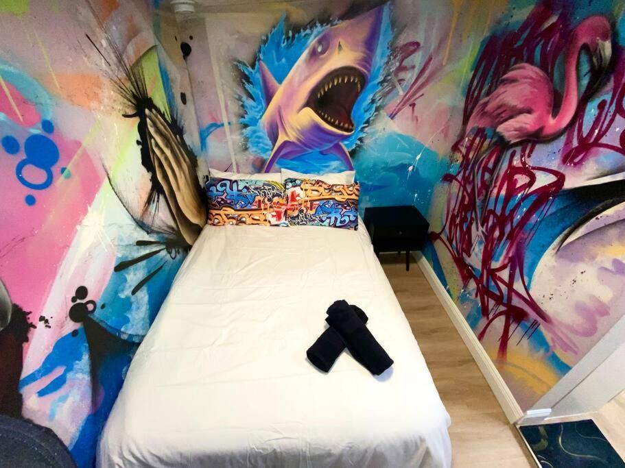 Cozy & Colorful Miami Art Canvas W/Hottub & Murals エクステリア 写真