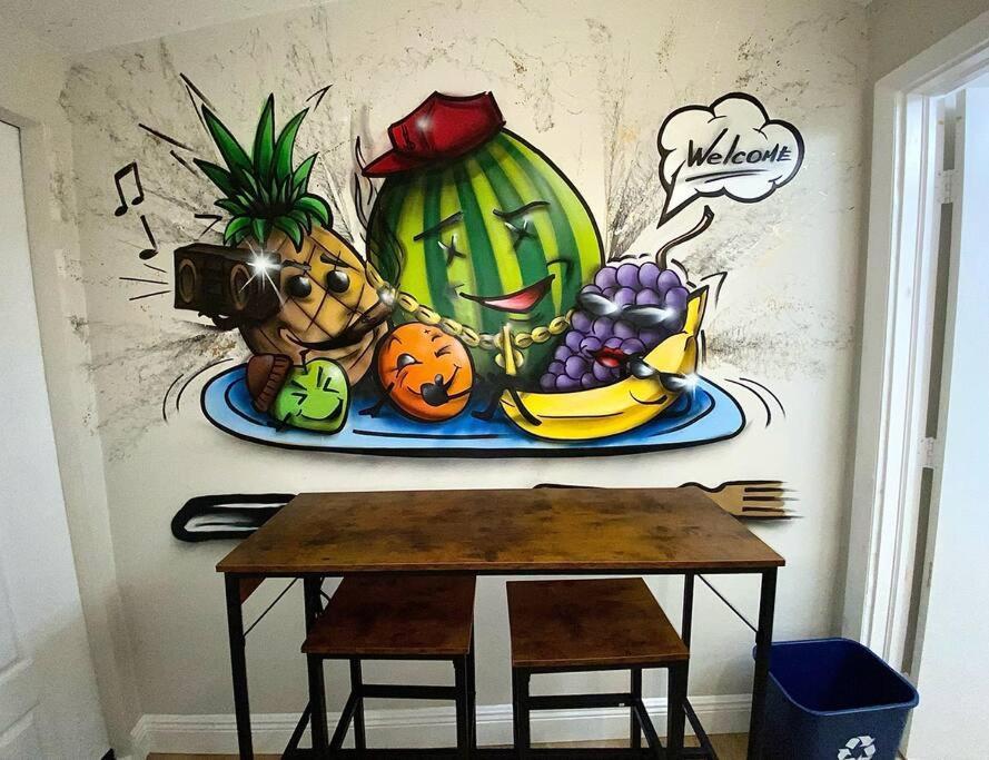 Cozy & Colorful Miami Art Canvas W/Hottub & Murals エクステリア 写真